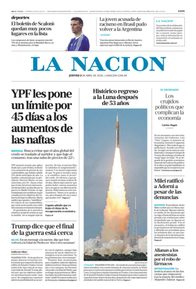Cover of La Nacion