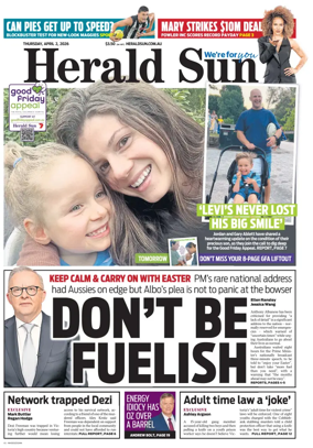 Cover of Herald Sun