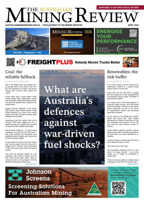 Cover of The Australian Mining Review