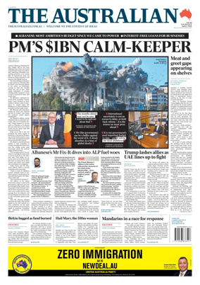 Cover of The Australian