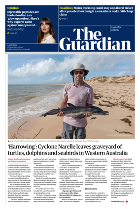 Cover of The Guardian Australia