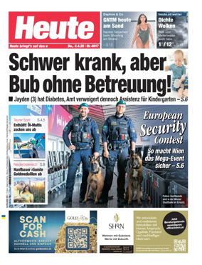 Cover of Heute - Niederosterreich Ausgabe