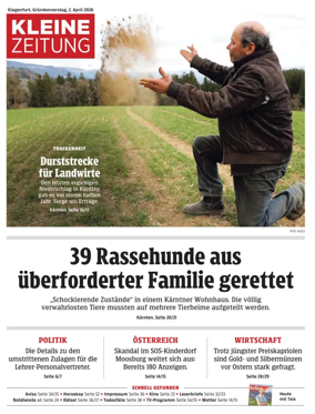 Cover of Kleine Zeitung Kaernten