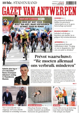 Cover of Gazet van Antwerpen Stad en Rand