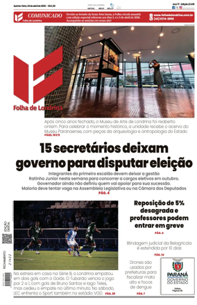 Cover of Folha de Londrina