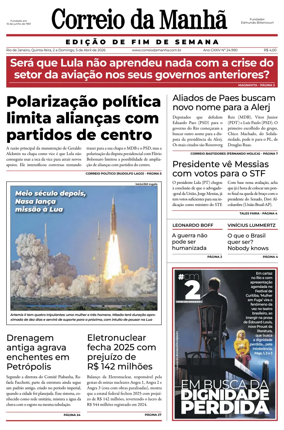 Cover of Jornal Correio da Manha