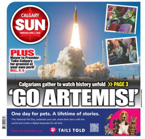 Cover of Calgary Sun
