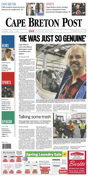 Cover of Cape Breton Post