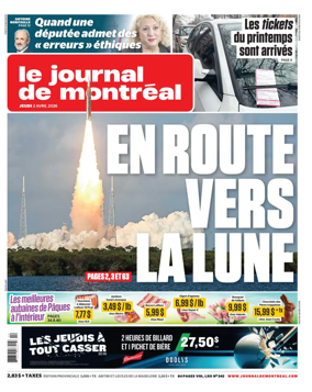 Cover of Le Journal de Montreal