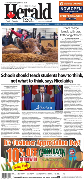 Cover of Lethbridge Herald