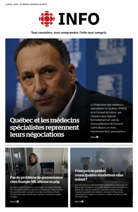 Cover of Radio-Canada Info