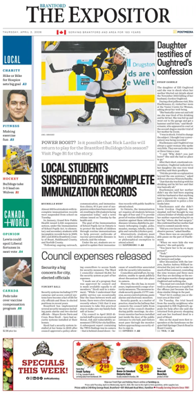 Cover of The Expositor (Brantford)