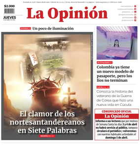 Cover of La Opinion