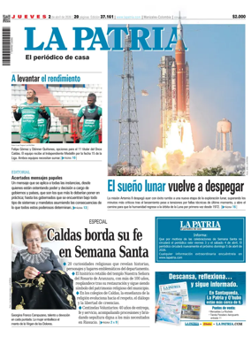 Cover of La Patria (Colombia)