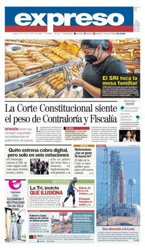 Cover of Diario Expreso