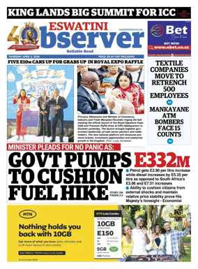 Cover of Eswatini Observer