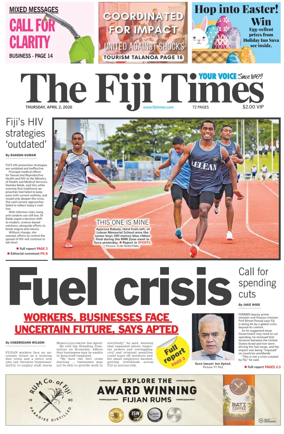 Cover of The Fiji Times