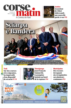 Cover of Corse Matin