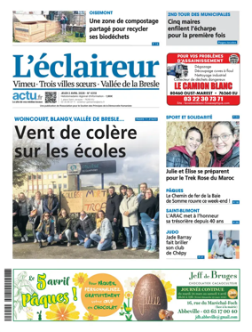 Cover of L'Eclaireur (Vimeu Trois villes soeurs Vallee de la Bresle)