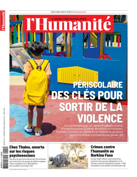 Cover of L'HUMANITE