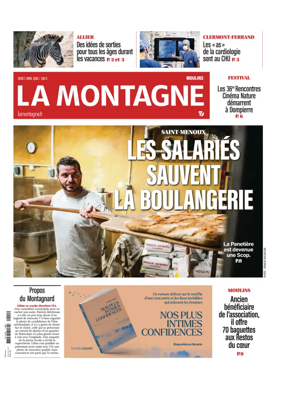 Cover of La Montagne (Moulins)
