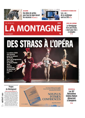 Cover of La Montagne (Vichy)