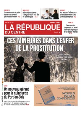 Cover of La Republique du Centre (Orleans - Loiret))