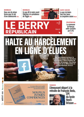 Cover of Le Berry Republicain