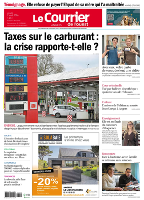 Cover of Le Courrier de l’Ouest (Angers)