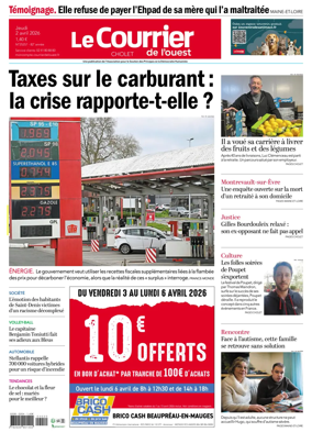 Cover of Le Courrier de l’Ouest (Cholet)