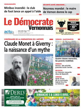 Cover of Le Democrate Vernonnais