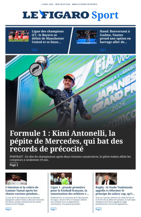 Cover of Le Figaro Sport