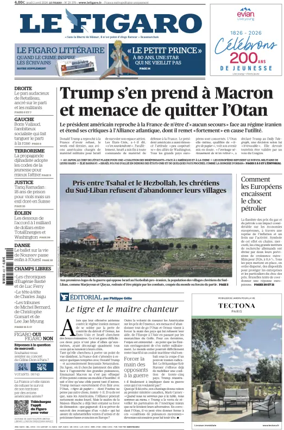 Cover of Le Figaro