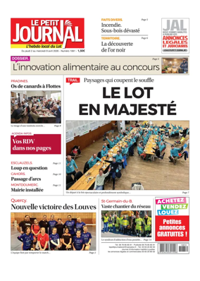 Cover of Le Petit Journal - L'hebdo local du Lot