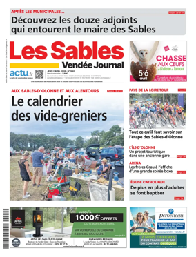 Cover of Les Sables Vendee Journal