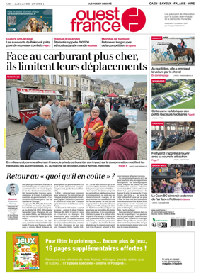 Cover of Ouest France (Caen - Bayeux - Falaise - Vire)