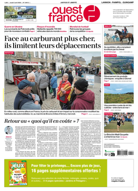Cover of Ouest-France (Lannion / Paimpol / Guingamp)