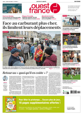 Cover of Ouest France (Mayenne)