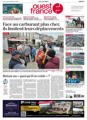 Cover of Ouest France (Pontivy)