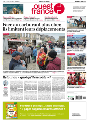 Cover of Ouest-France (Rennes Sud-Est)