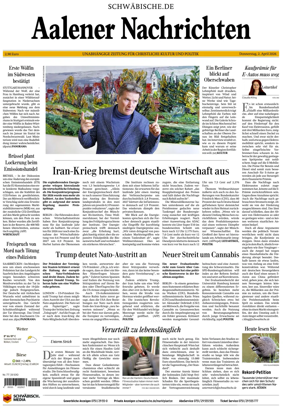Cover of Aalener Nachrichten