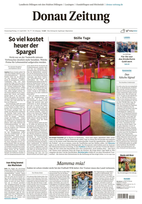 Cover of Donau Zeitung