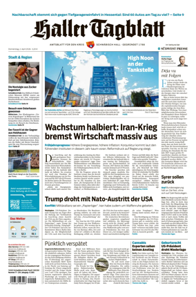 Cover of Haller Tagblatt