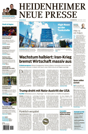 Cover of Heidenheimer Neue Presse
