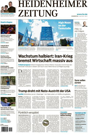 Cover of Heidenheimer Zeitung