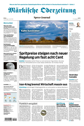 Cover of Markische Oderzeitung Erkner