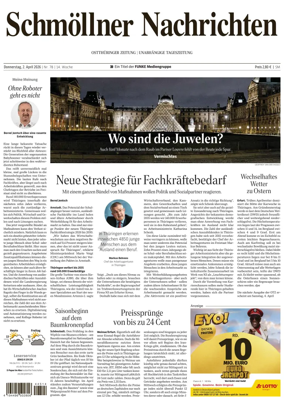 Cover of Ostthuringer Zeitung (Schmolln)