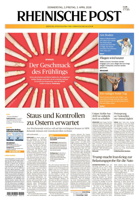 Cover of Rheinische Post – Dusseldorf Stadt