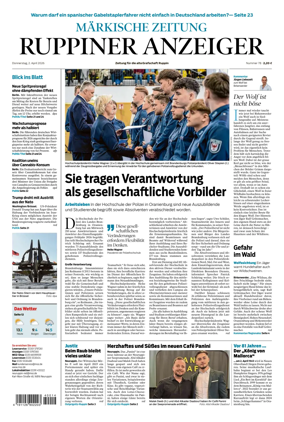 Cover of Ruppiner Anzeiger
