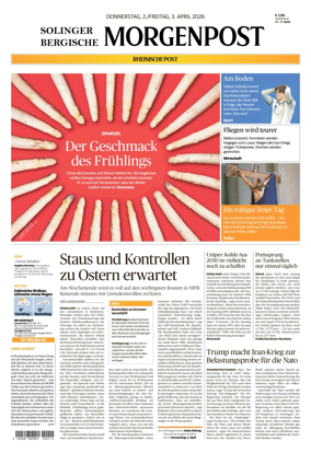 Cover of Solinger Bergische Morgenpost/Remscheid